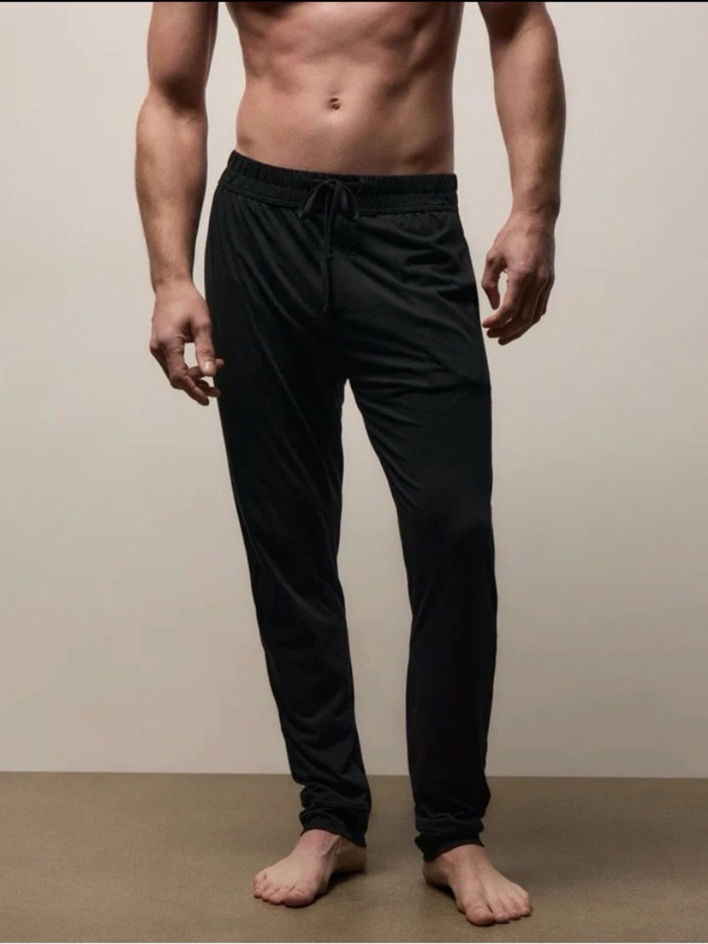 James Perse Black Drawstring Joggers